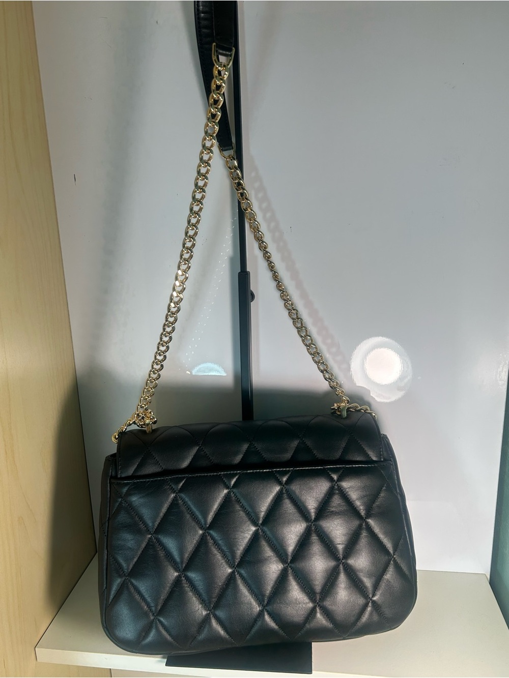 Kate spade quilted Balck shoulders/ crossbody bag Kate spade Black Quilted shou/ - Picture 6 of 8